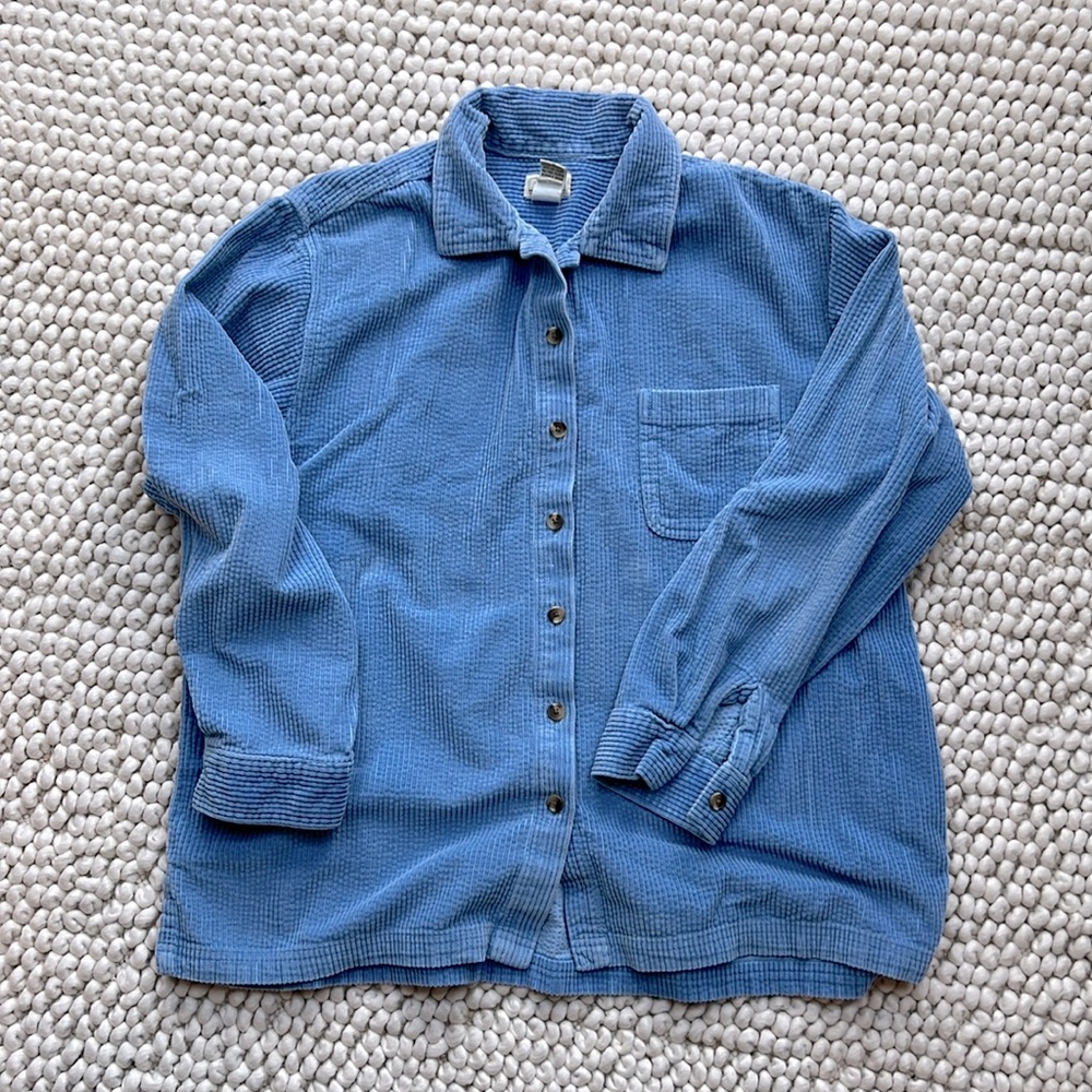 LL Bean Women’s Corduroy blue XL